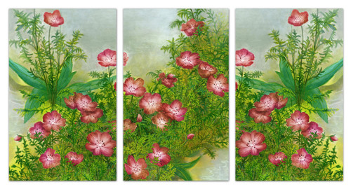 Nemophila Red Trio Artprint — foto 2