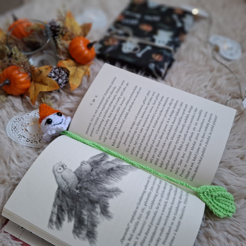 Háčkovaná záložka ducha — foto 3
