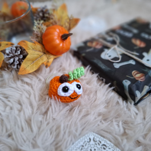 Háčkovaná gumička s dýní — foto 2