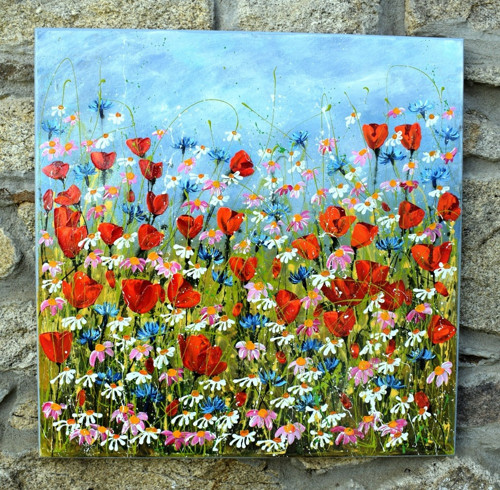 Na okraji pole.....70x70cm — foto 2