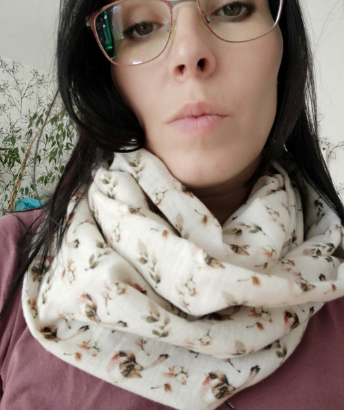 Dámský nákrčník s ptáčky 2 — foto 3