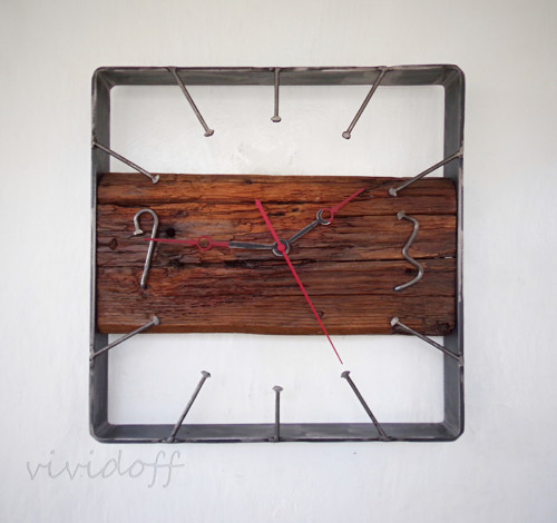 Hodiny nástenné rustic 4 — foto 5