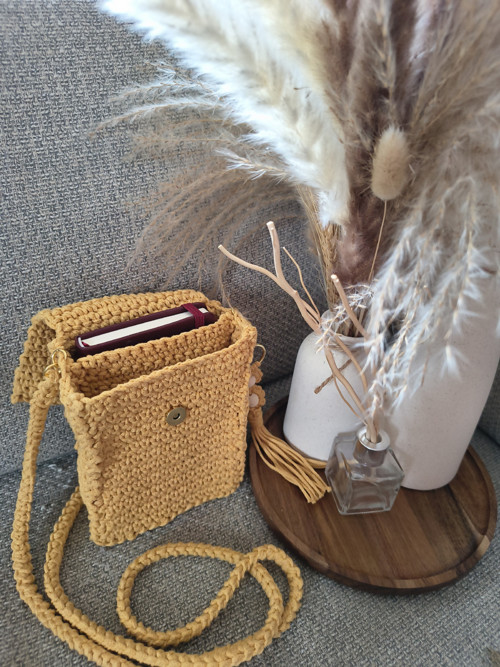 Háčkovaná crossbody taška — foto 2