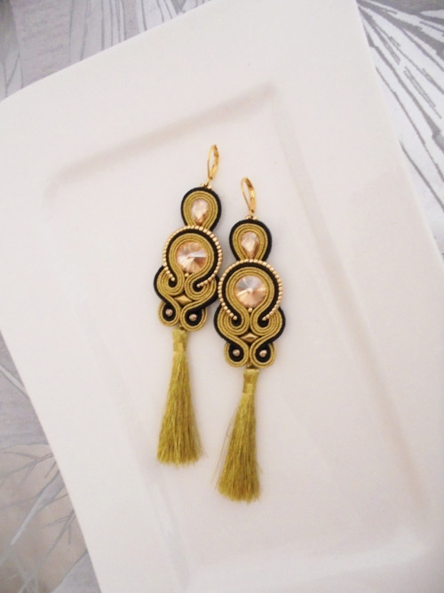 Soutache náušnice — foto 2