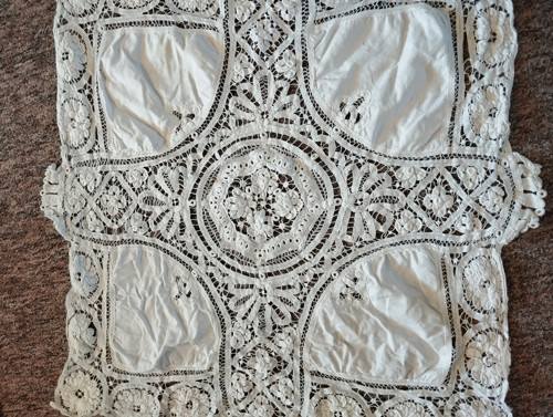 Ubrus richelieu Bílý — foto 2