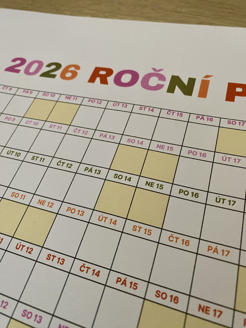 Roční plánovač 2026 — foto 3