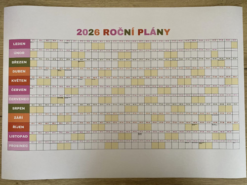 Roční plánovač 2026 — foto 4