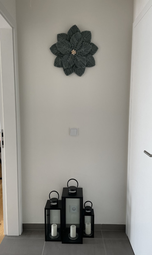 Macramé květ - vavřínová barva — foto 2