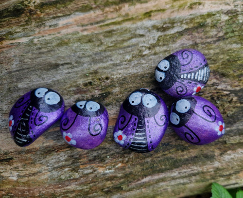 Malované kamínky - hra tic tac toe — foto 3