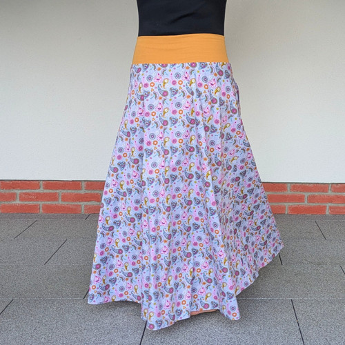 Sukně maxi paisley color — foto 6