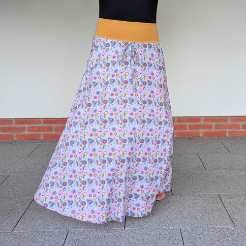 Sukně maxi paisley color — foto 5