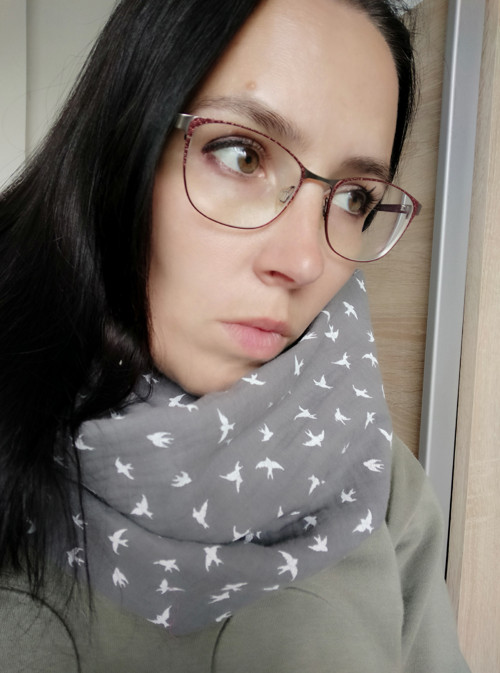 Dámský nákrčník s ptáčky 3 — foto 2