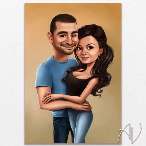 2 Osoby 》karikatúra — foto 2
