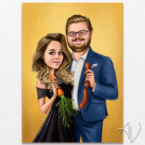 2 Osoby 》karikatúra — foto 3