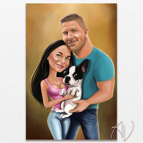 2 Osoby a Zvieratko 》karikatúra — foto 2