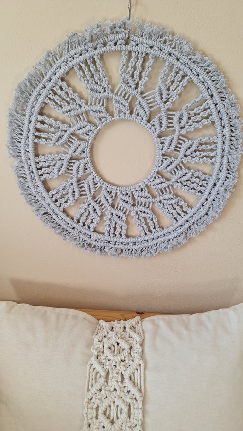 Mandala / boho / lapač snů GREY — foto 4