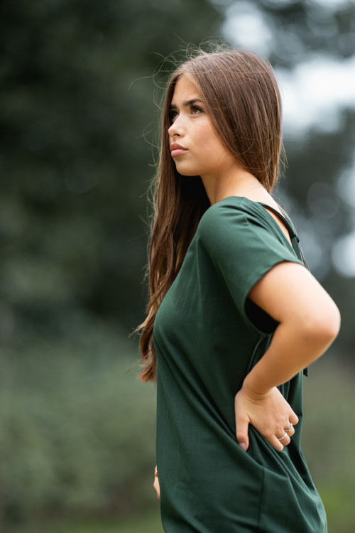 Šaty SAMANTA lahvově zelená — foto 4