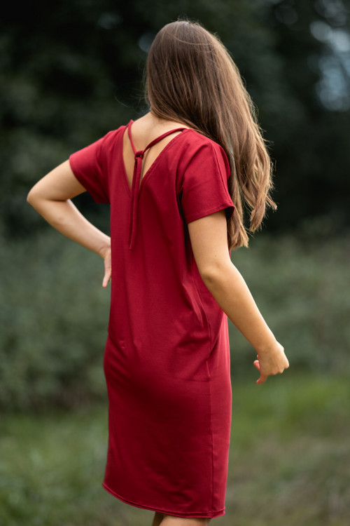 Šaty SAMANTA bordó — foto 2