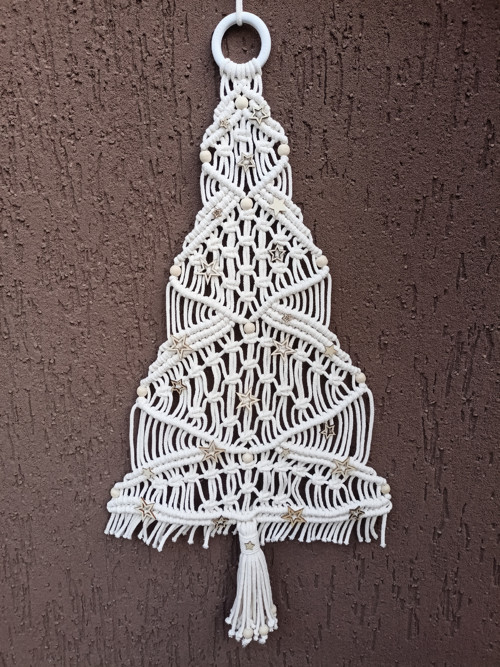 Vánoční stromeček, macramé — foto 2