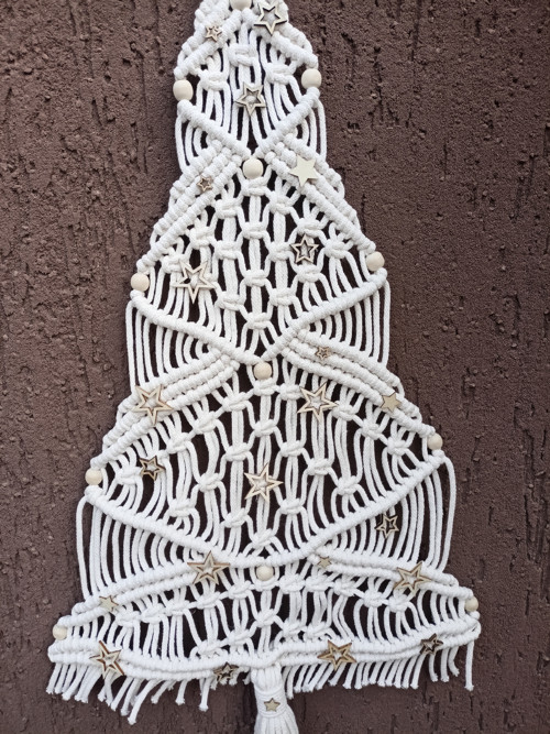 Vánoční stromeček, macramé — foto 3