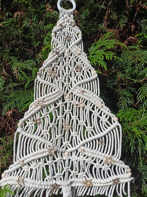 Vánoční stromeček, macramé — foto 4