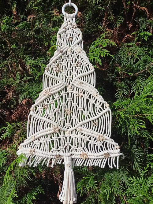 Vánoční stromeček, macramé — foto 5