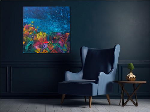 Noční esence - 70x70cm — foto 6