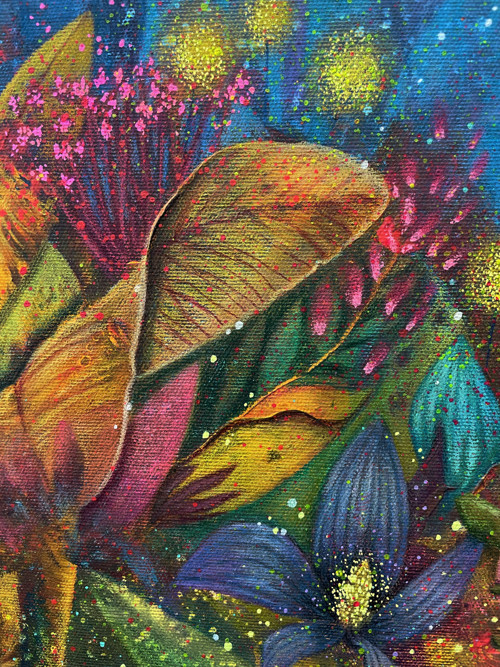 Noční esence - 70x70cm — foto 2
