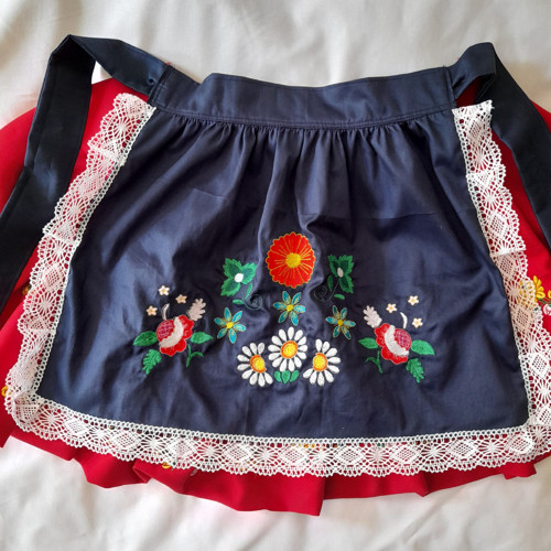 Zástěrka, zástěra ke kroji. Folklor. — foto 3
