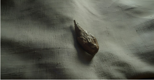 Dřevěný plamínek - brož — foto 2