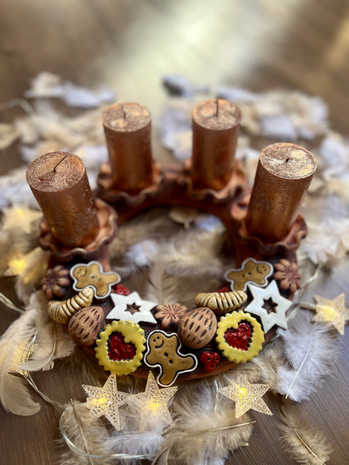 Adventní věnec s vůní cukroví… — foto 2