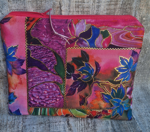 * kapsička ... patchwork se zlatými odlesky ... — foto 6