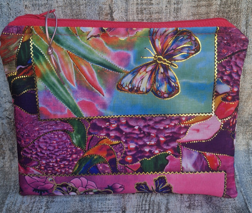 * kapsička ... patchwork se zlatými odlesky ... — foto 2