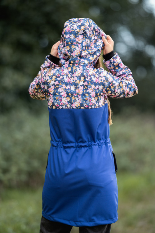 Softshellová parka Kombi zelené růžová+modrá — foto 5