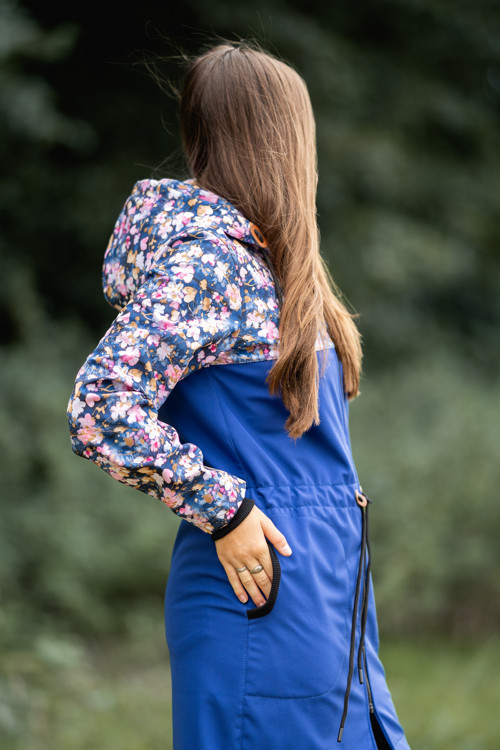 Softshellová parka Kombi zelené růžová+modrá — foto 4