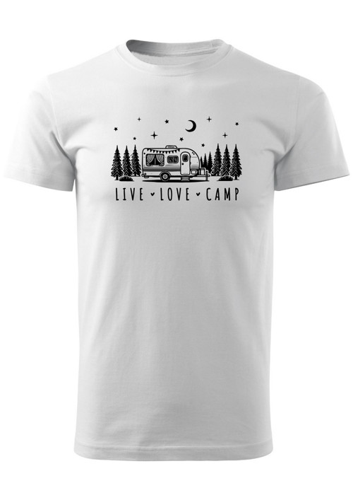 Pánské tričko "Live Love Camp" — foto 2