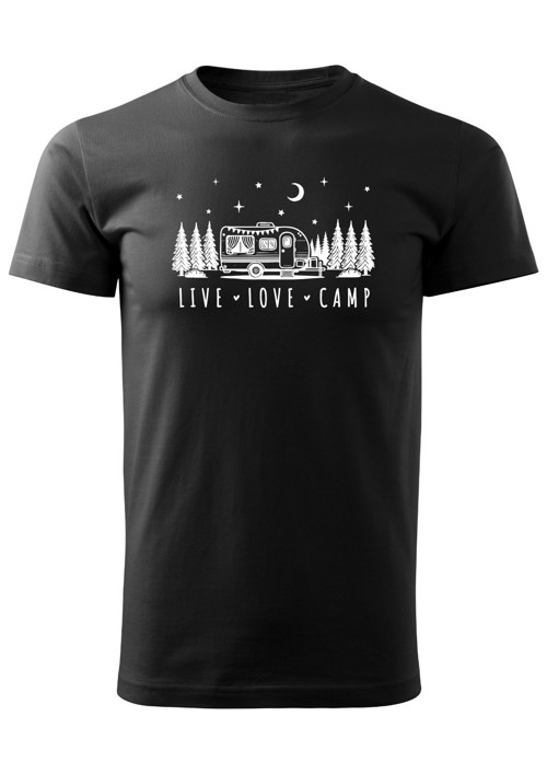 Pánské tričko "Live Love Camp" — foto 3