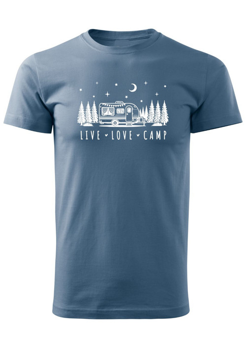 Pánské tričko "Live Love Camp" — foto 5