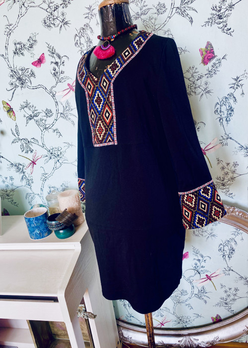 Šaty etno azték look — foto 4