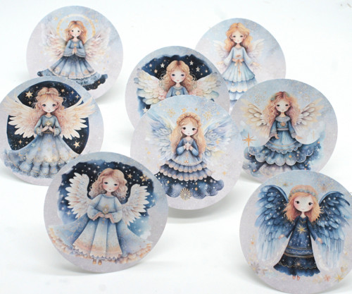 Andělky samolepky 12 ks - velké — foto 3