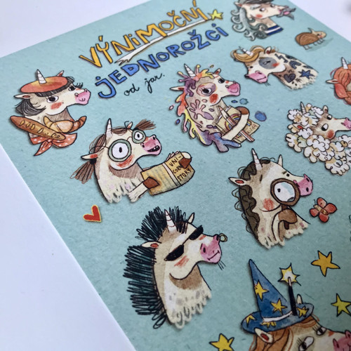 Výnimoční jednorožci - print A5 — foto 3