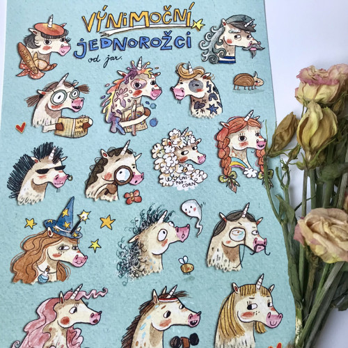 Výnimoční jednorožci - print A5 — foto 2