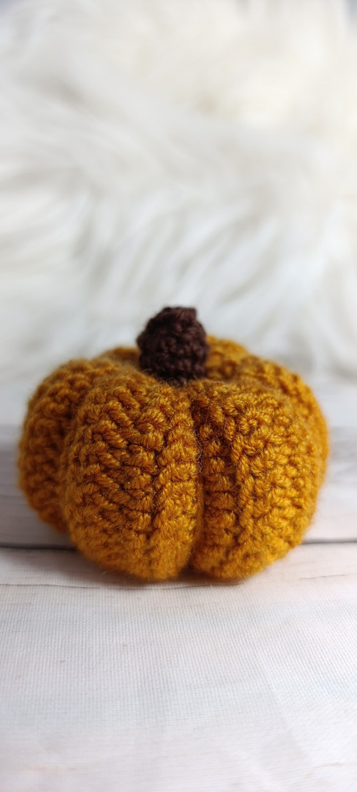 Háčkovaná dýně obvod 18 cm — foto 3