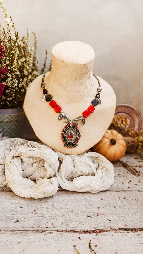 Kishanpole bazar - náhrdelník v boho stylu — foto 2