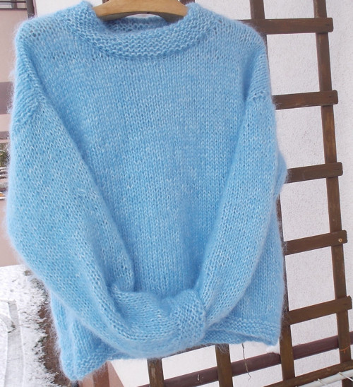 Mohérový oversize svetr — foto 3