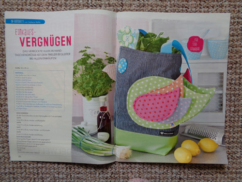 Německý časopis Lena´s patchwork č.53/2016 tašky — foto 2