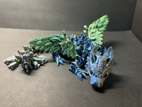 Mládě měsíčního draka - 22 cm - 3D Tisk — foto 2