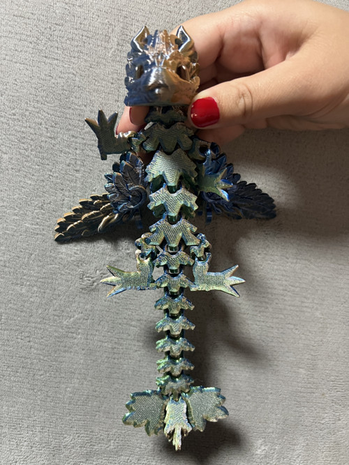 Mládě měsíčního draka - 22 cm - 3D Tisk — foto 4
