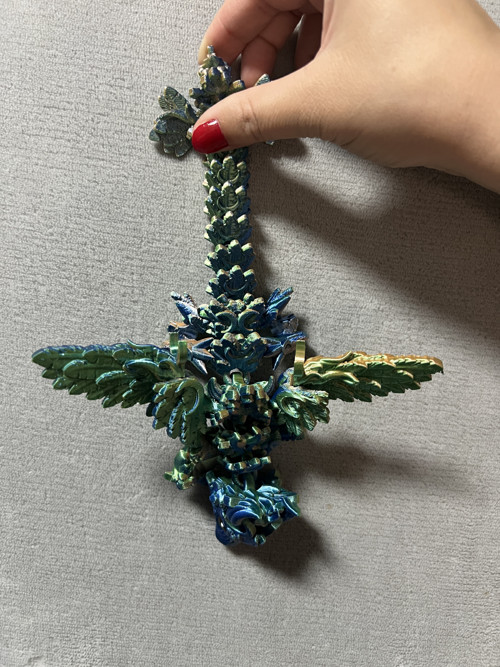 Mládě měsíčního draka - 22 cm - 3D Tisk — foto 3
