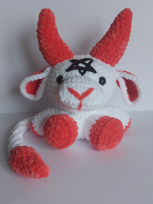 Háčkovaný Baby Baphomet — foto 3